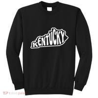 Kentucky Outline In White Sweatshirt thumb 0