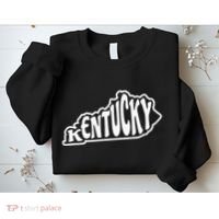 Kentucky Outline In White Sweatshirt thumb 2