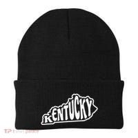 Kentucky Outline In White Beanie thumb 0