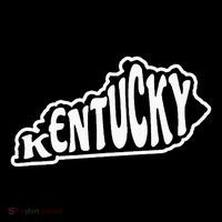 Kentucky Outline In White Women's Hoodie thumb 2