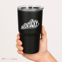 Kentucky Outline In White Tumbler thumb 2