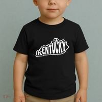 Kentucky Outline In White Toddler T-Shirt thumb 2