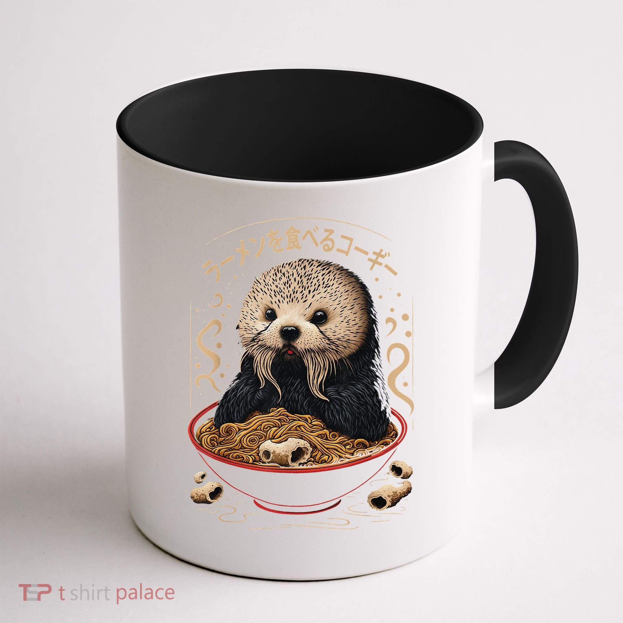 Kawaii Otter Japanese Ra noodles soup Otter Lover Coffee Mug