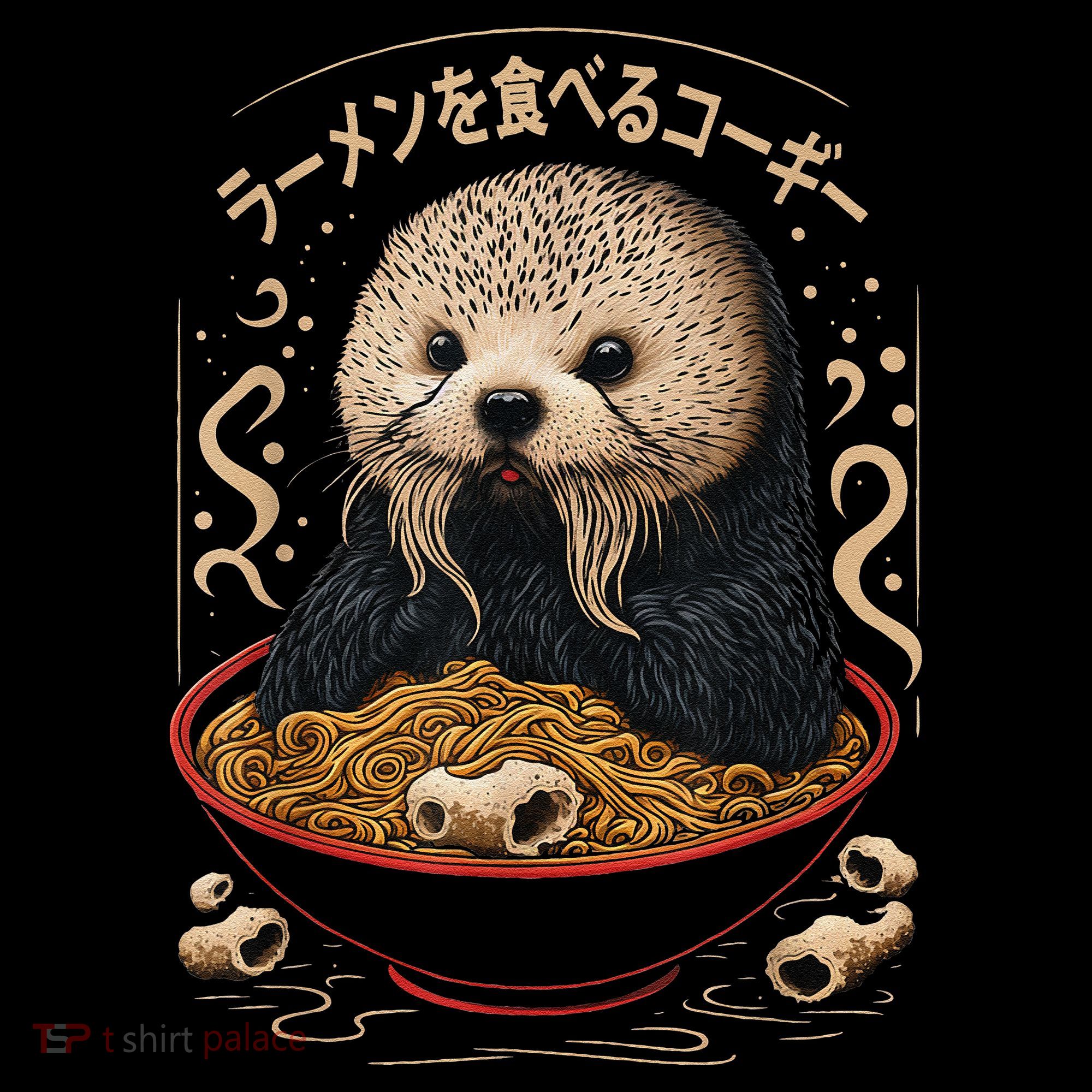 Kawaii Otter Japanese Ra noodles soup Otter Lover Coffee Mug