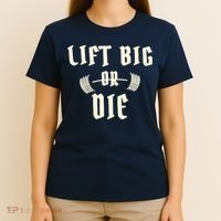 King Of Juco Merch Lift Big Or Die T-Shirt thumb 4
