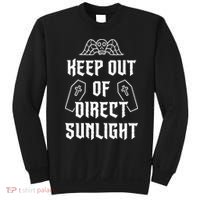 Keep Out Of Direct Sunlight Vampire Sweatshirt thumb 0