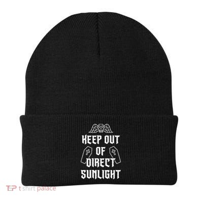 Keep Out Of Direct Sunlight Vampire Beanie