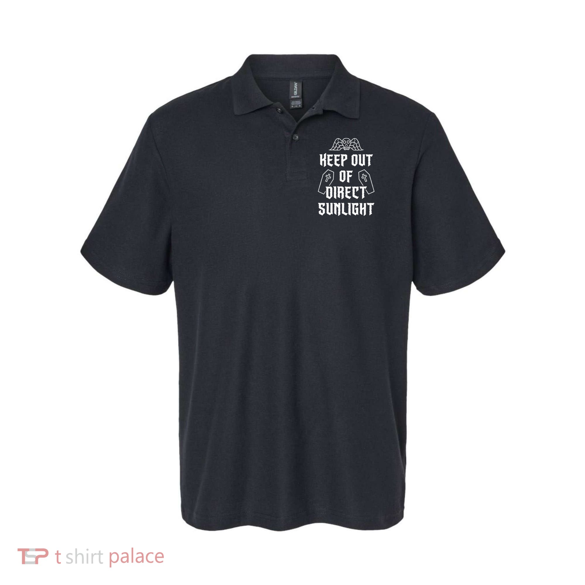 Keep Out Of Direct Sunlight Vampire Polo
