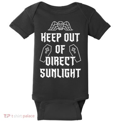 Keep Out Of Direct Sunlight Vampire Baby Bodysuit