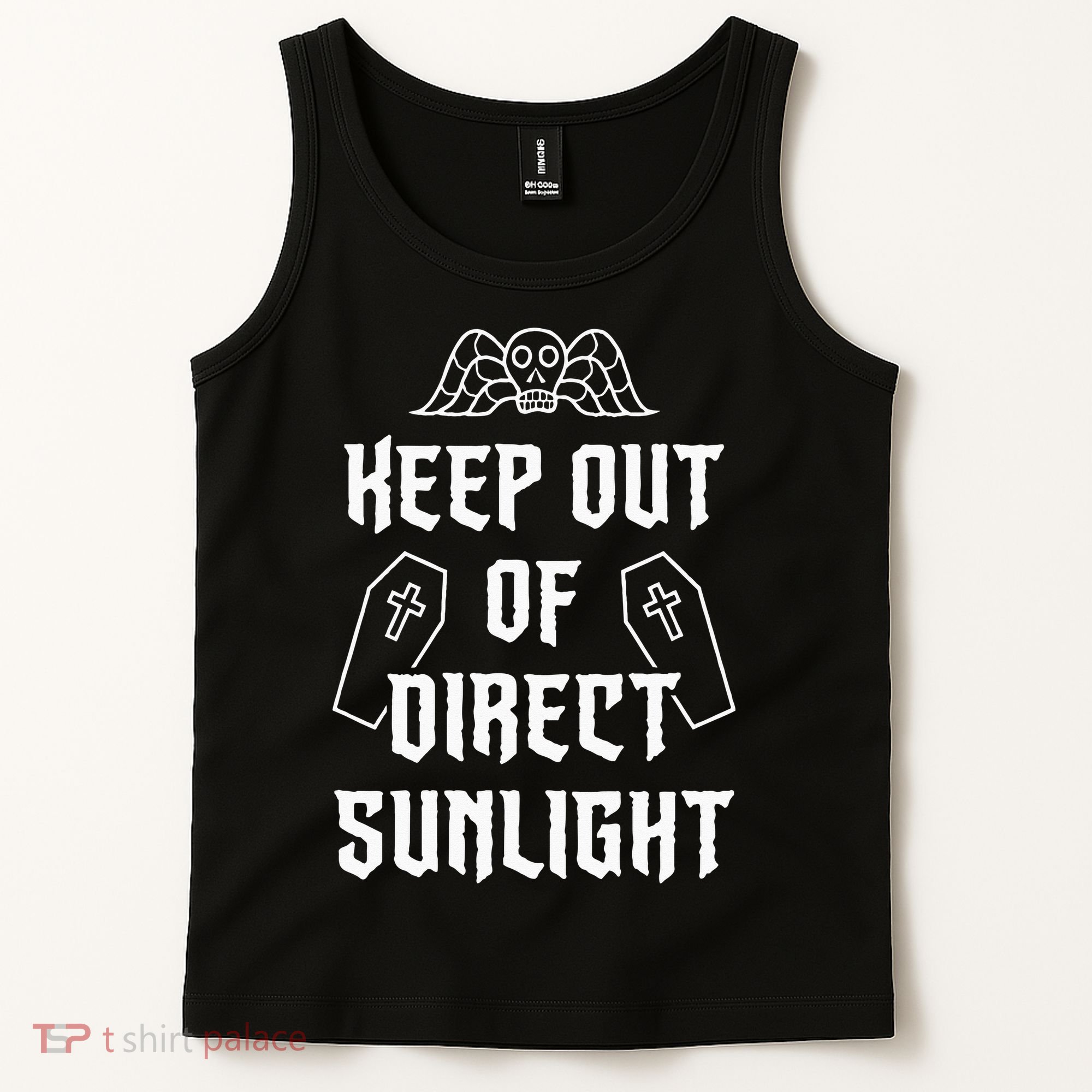 Keep Out Of Direct Sunlight Vampire Tank Top