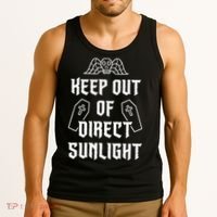 Keep Out Of Direct Sunlight Vampire Tank Top thumb 3