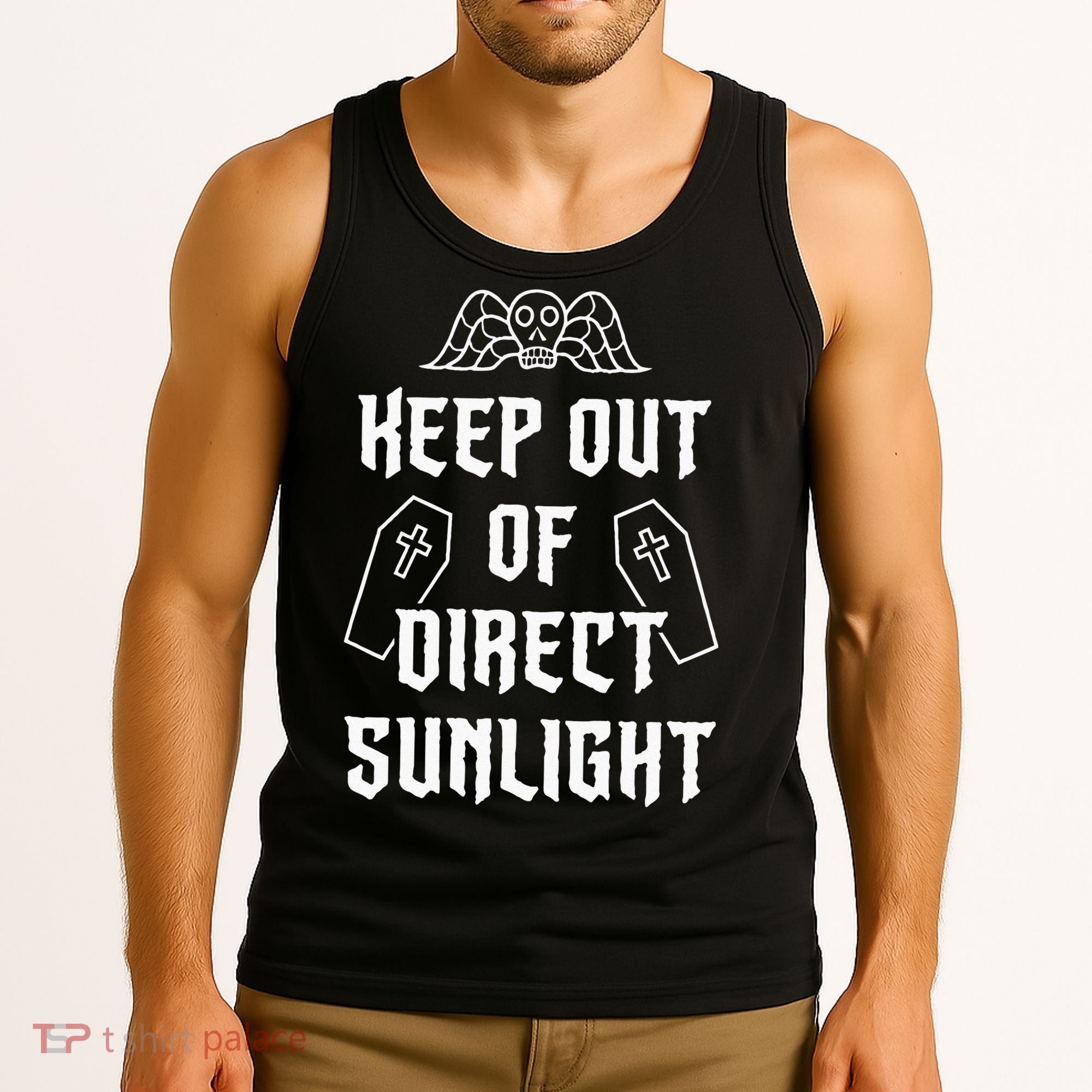 Keep Out Of Direct Sunlight Vampire Tank Top