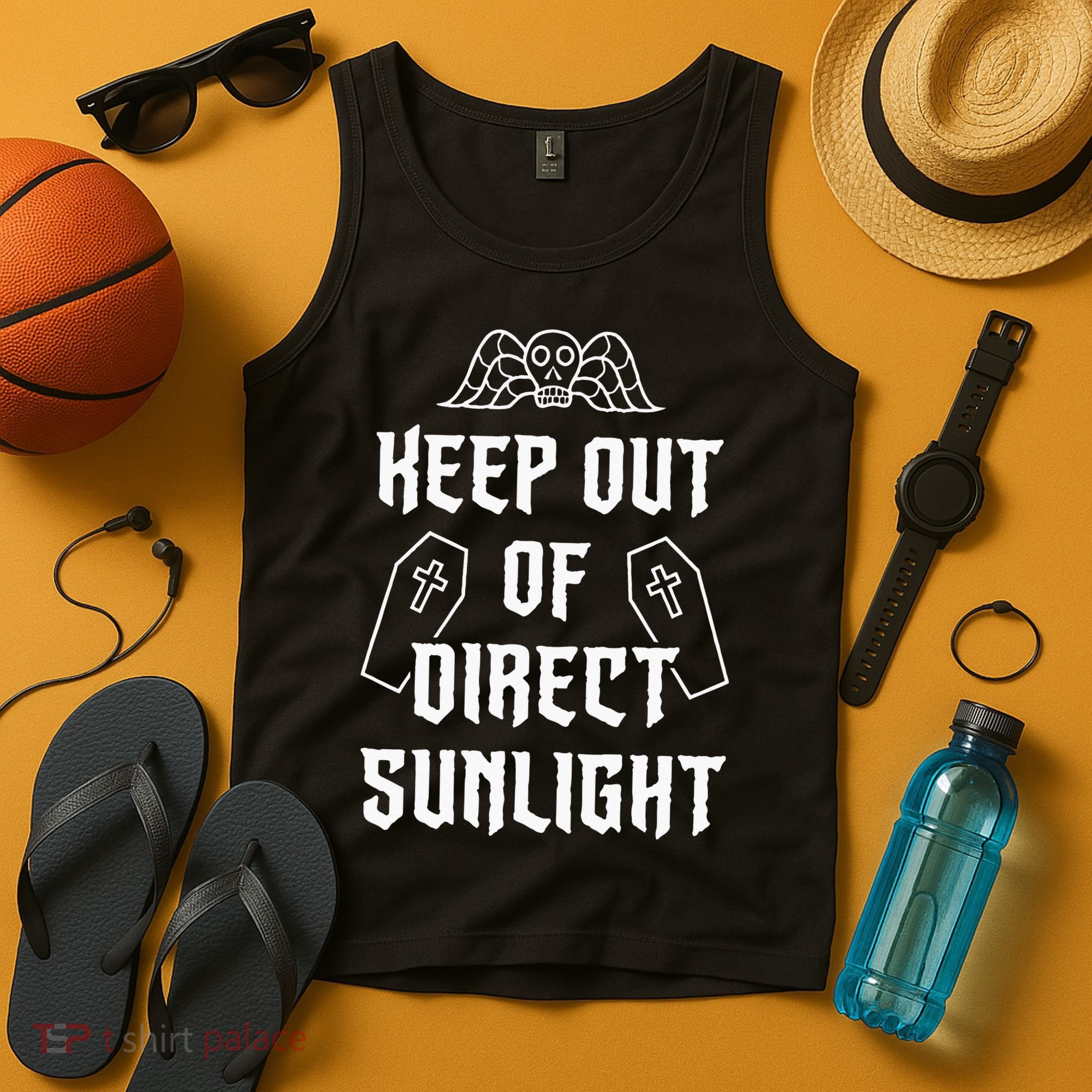 Keep Out Of Direct Sunlight Vampire Tank Top