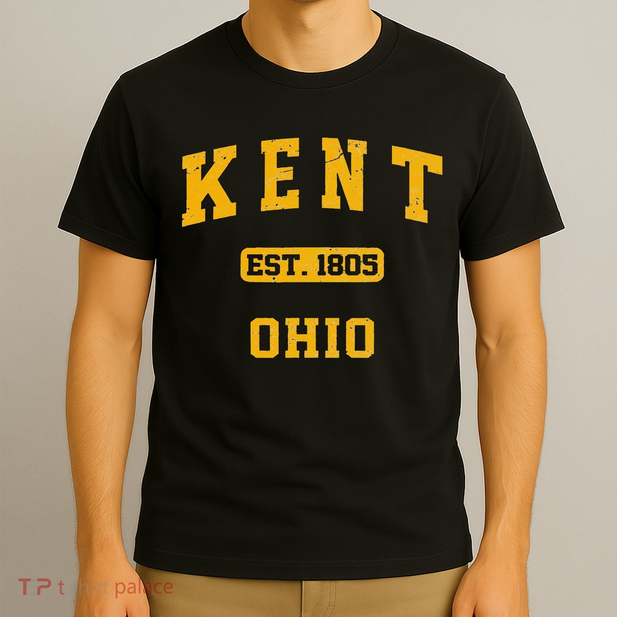 Kent Ohio OH Vintage State Athletic Style T-Shirt