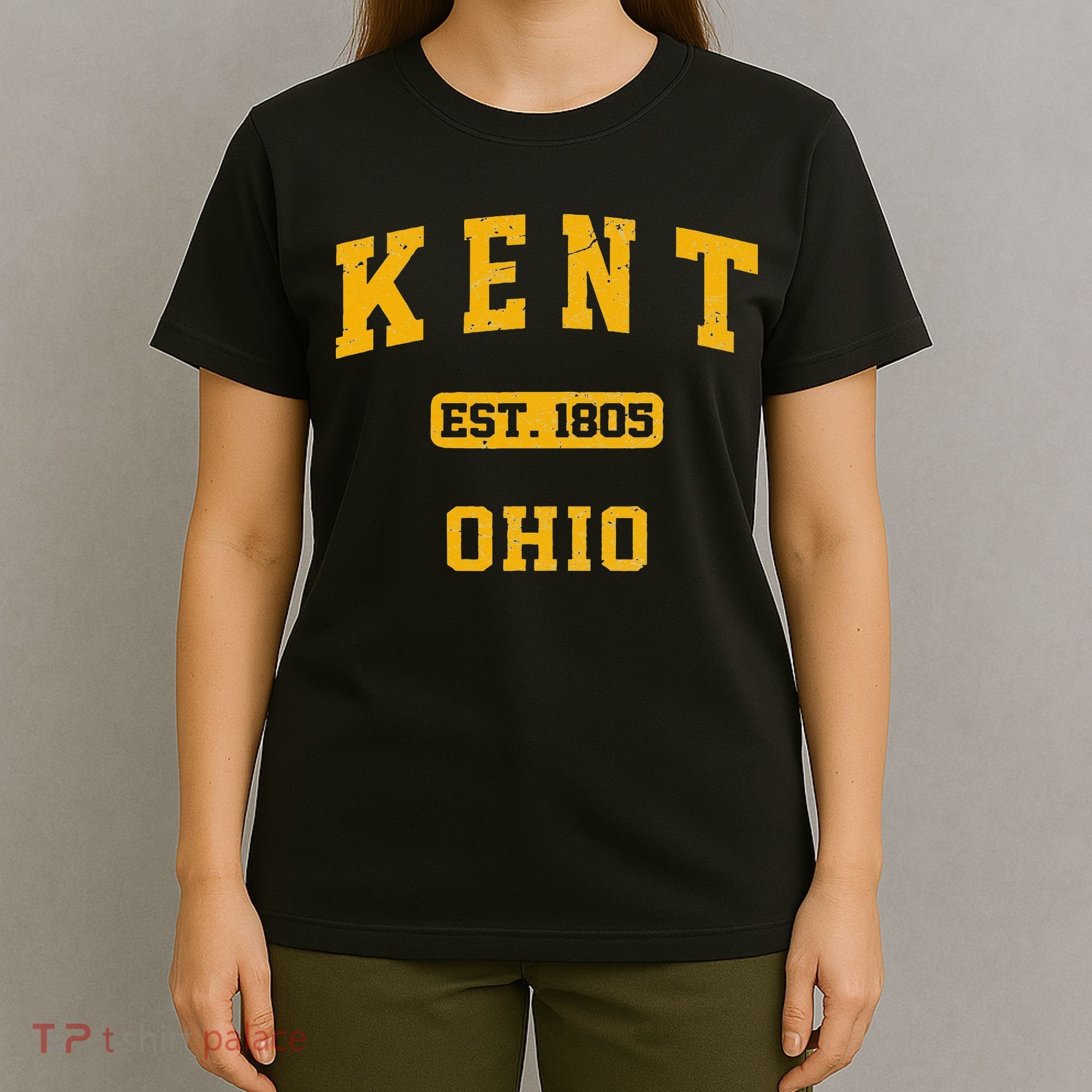 Kent Ohio OH Vintage State Athletic Style T-Shirt