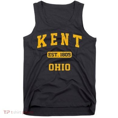 Kent Ohio OH Vintage State Athletic Style Tank Top