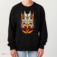 King Of Ohio Ironic Meme Brainrot Trendy Rizz Quote Women's Sweatshirt thumb 0