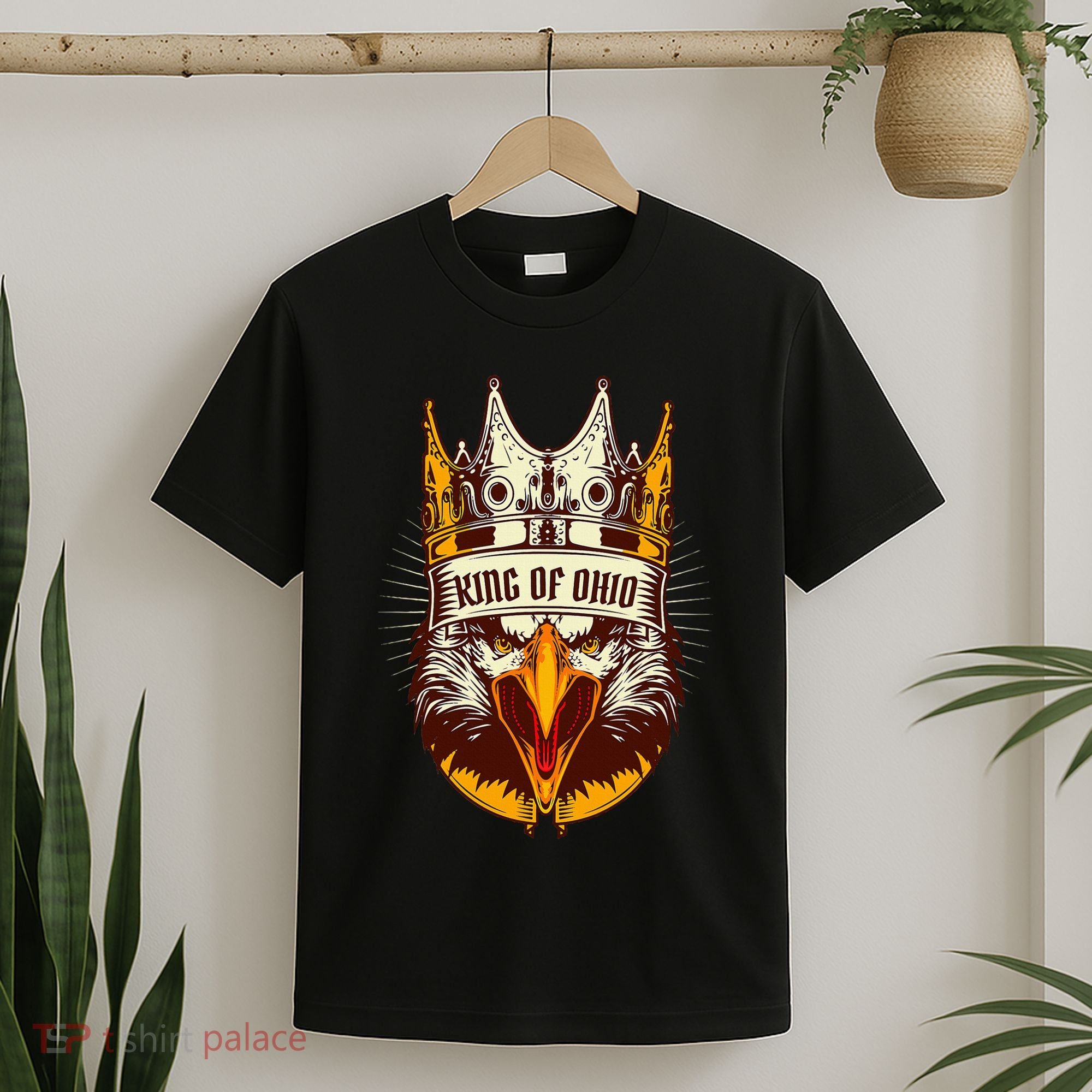 King Of Ohio Ironic Meme Brainrot Trendy Rizz Quote T-Shirt