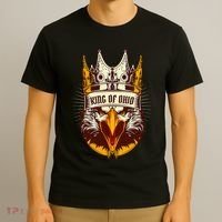 King Of Ohio Ironic Meme Brainrot Trendy Rizz Quote T-Shirt thumb 3