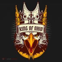 King Of Ohio Ironic Meme Brainrot Trendy Rizz Quote T-Shirt thumb 7