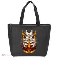 King Of Ohio Ironic Meme Brainrot Trendy Rizz Quote Tote Bag thumb 0