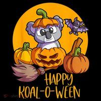 Koala On Pumpkin Witch Hat Pumpkin Face Halloween Koala Coffee Mug thumb 5