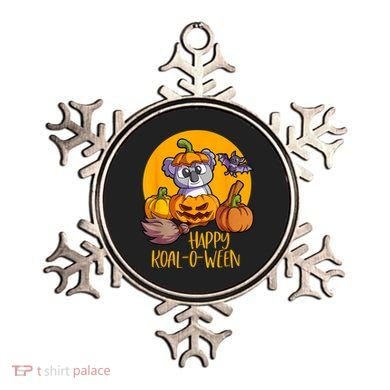 Koala On Pumpkin Witch Hat Pumpkin Face Halloween Koala Ornament