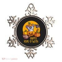 Koala On Pumpkin Witch Hat Pumpkin Face Halloween Koala Ornament thumb 0