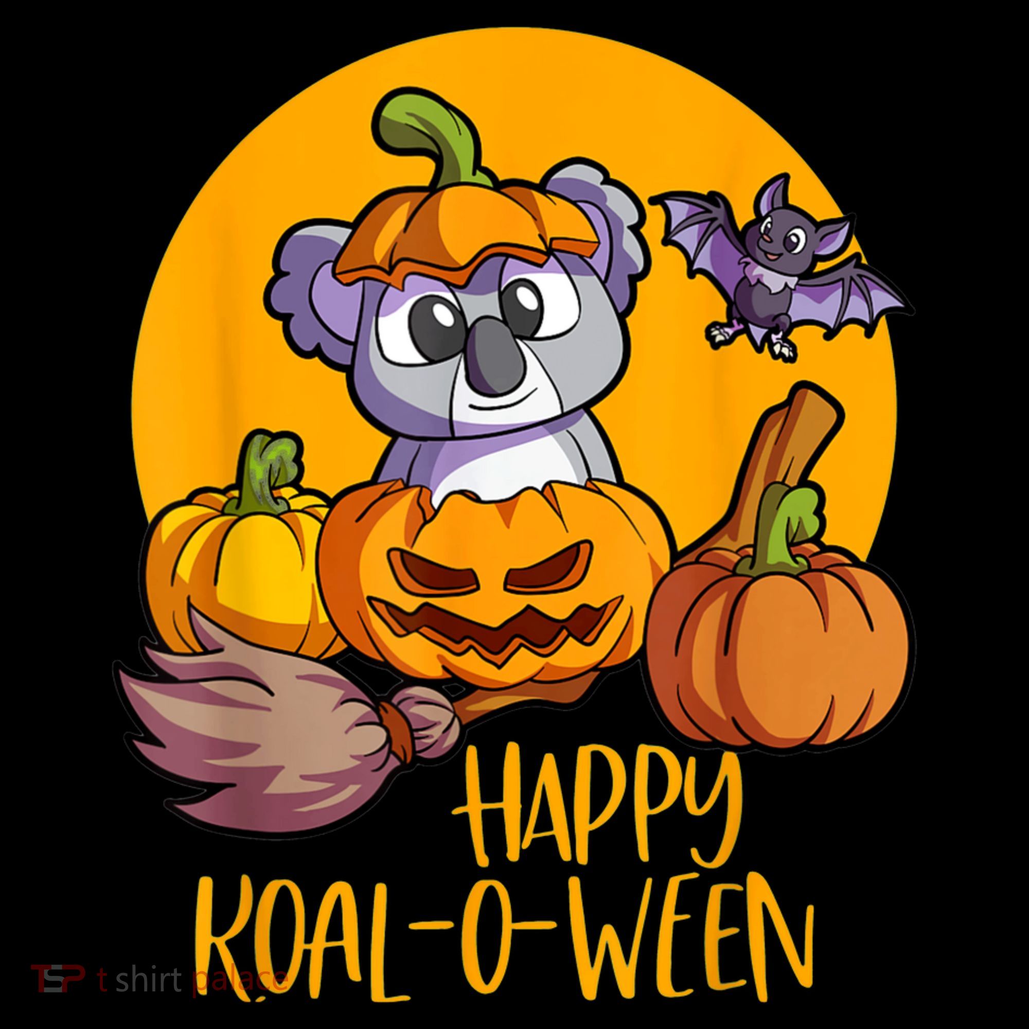 Koala On Pumpkin Witch Hat Pumpkin Face Halloween Koala Visor
