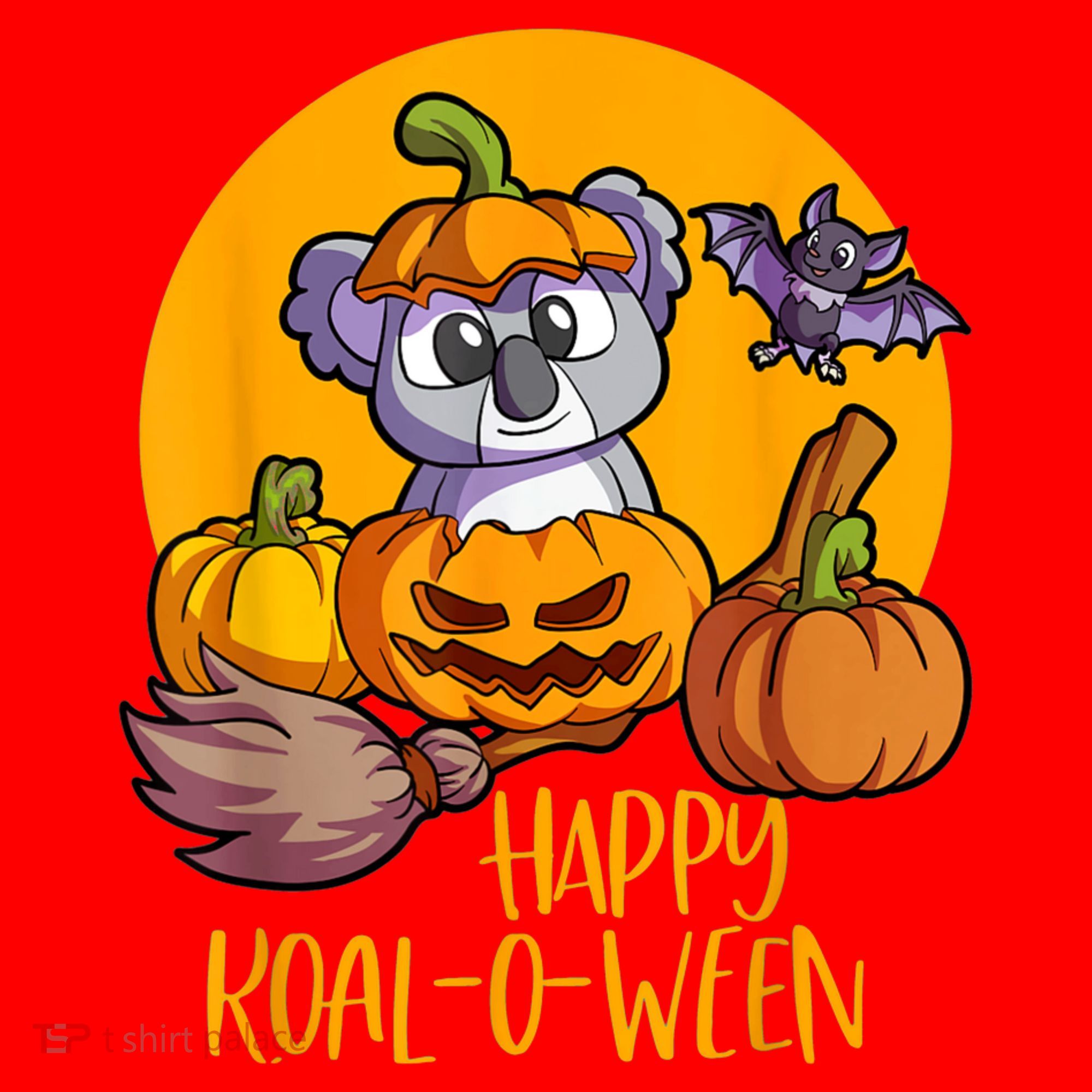 Koala On Pumpkin Witch Hat Pumpkin Face Halloween Koala Santa Hat