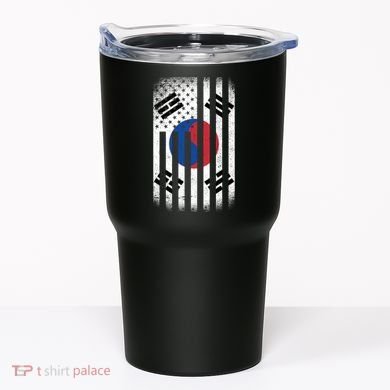 Vintage Korean Flag Tumbler