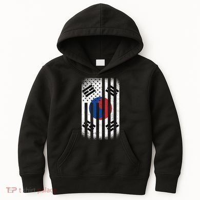 Vintage Korean Flag Kids Hoodie