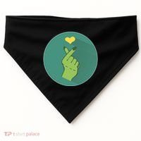 Korean Heart Zombie USA-Made Doggie Bandana thumb 0