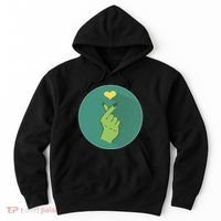 Korean Heart Zombie Hoodie thumb 0