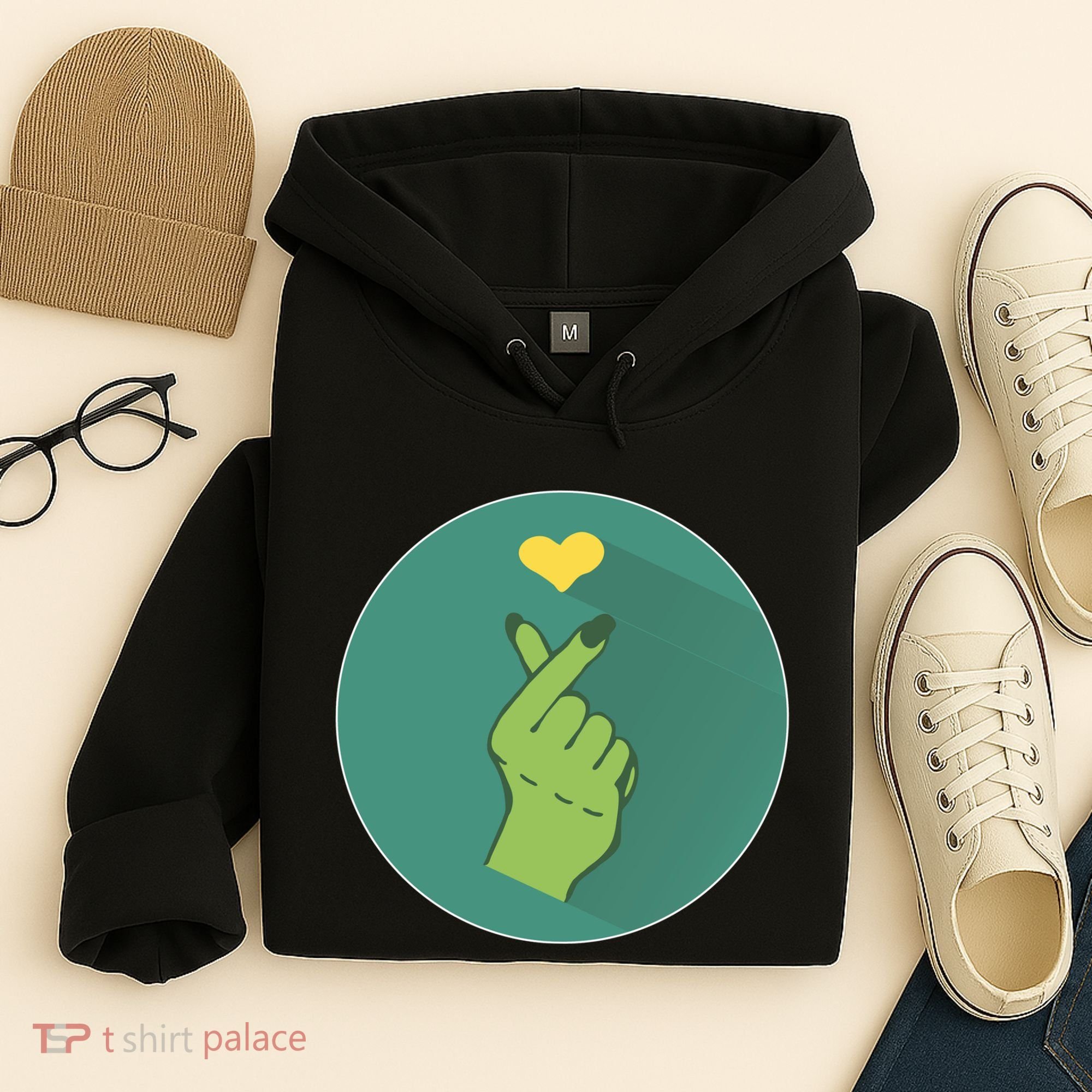 Korean Heart Zombie Hoodie