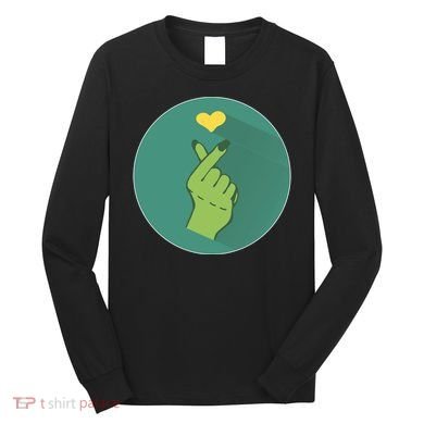 Korean Heart Zombie Long Sleeve Shirt