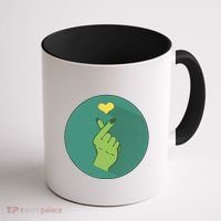 Korean Heart Zombie Coffee Mug thumb 1