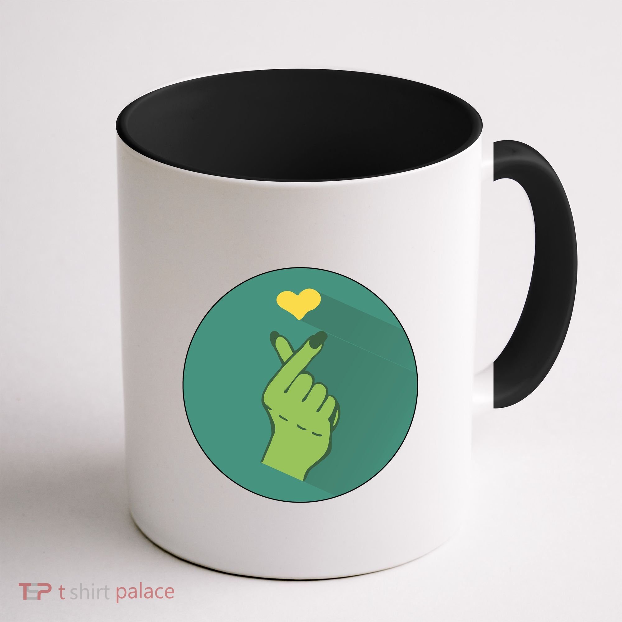 Korean Heart Zombie Coffee Mug