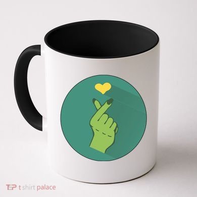 Korean Heart Zombie Coffee Mug