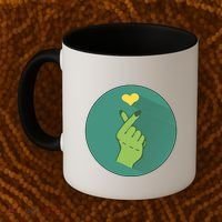 Korean Heart Zombie Coffee Mug thumb 2