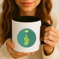 Korean Heart Zombie Coffee Mug thumb 3