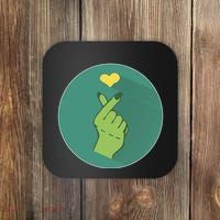 Korean Heart Zombie Coaster thumb 0