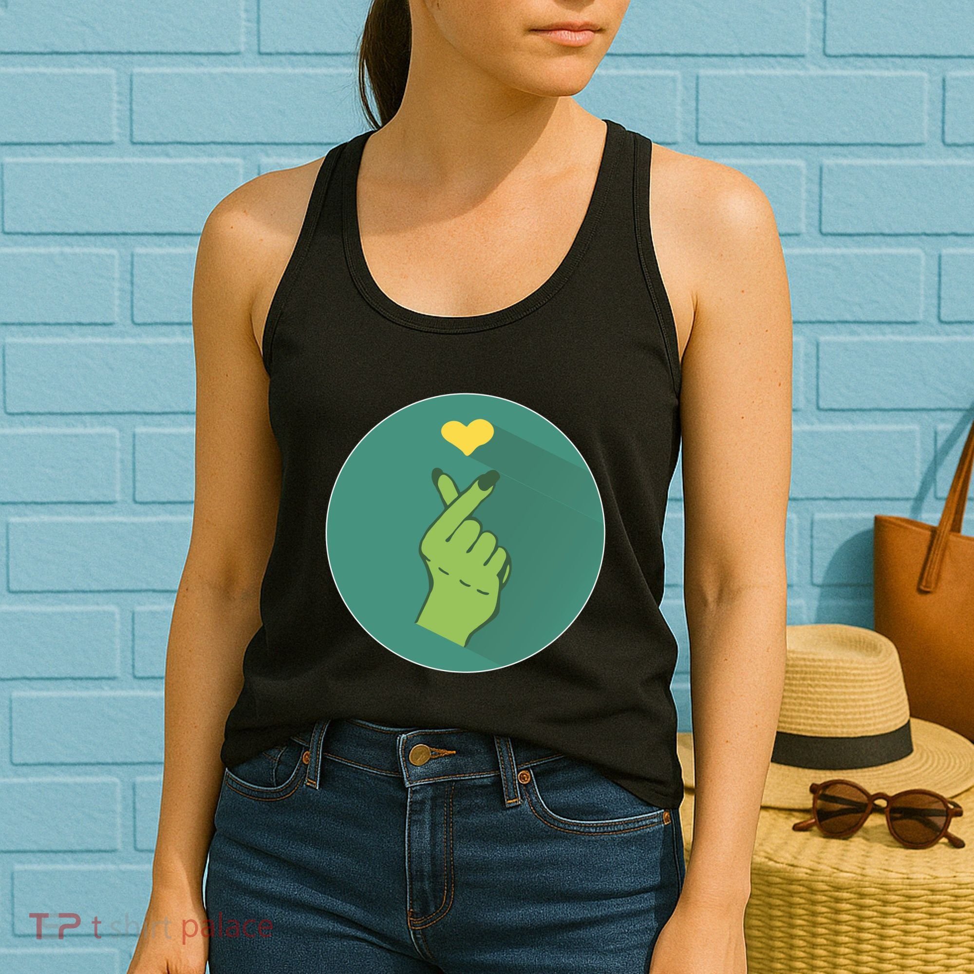 Korean Heart Zombie Women's Tank Top