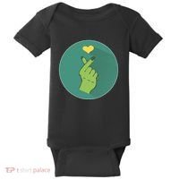 Korean Heart Zombie Baby Bodysuit thumb 0
