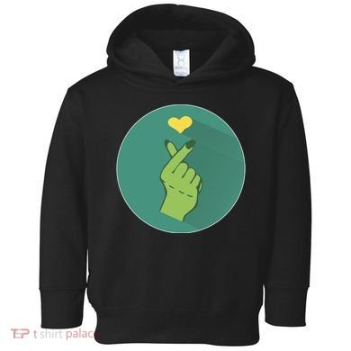Korean Heart Zombie Toddler Hoodie