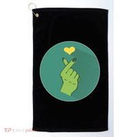 Korean Heart Zombie Golf Towel thumb 0
