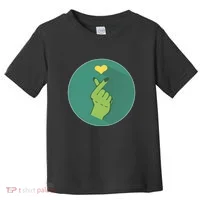 Korean Heart Zombie Toddler T-Shirt thumb 0