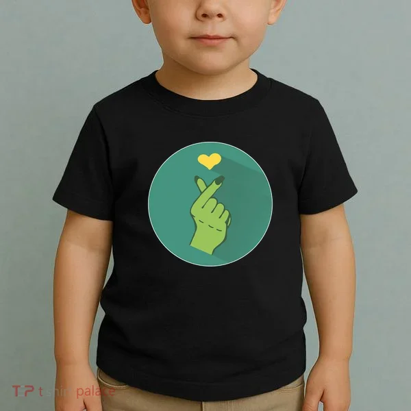 Korean Heart Zombie Toddler T-Shirt