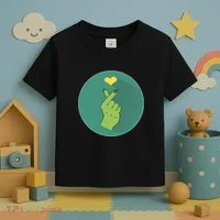Korean Heart Zombie Toddler T-Shirt thumb 3
