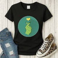 Korean Heart Zombie Women's T-Shirt thumb 3